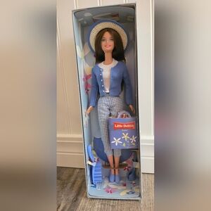 Blue and White Doll Outfit with Little Debbie Bag